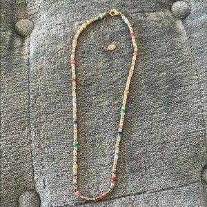 Ann Taylor Loft Metal Bead Necklace